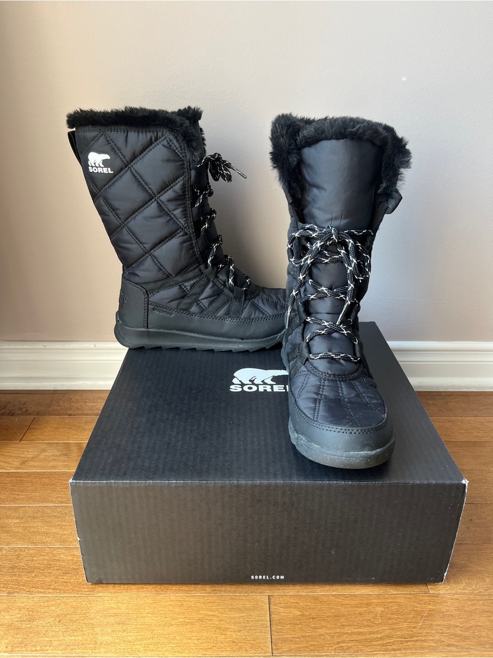 Sorel Women's Whitney II Tall Waterproof Insulated Lace Boots size 7